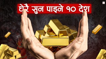 सुन उत्पादनमा चीन पहिलो, अमेरिका कति औं स्थानमा ?