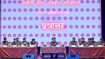 नेपाली सेनाले भन्यो – चुनावको विकल्प छैन
