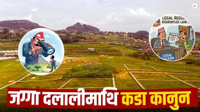 जग्गा कारोबारमा कडा नियम, अनुमति नलिए २५ लाख जरिवाना र ६ महिना जेल