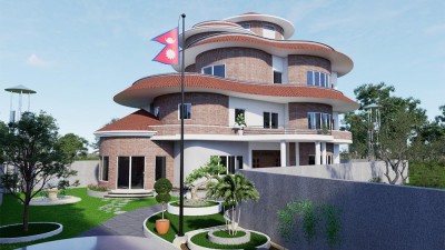 महेश बस्नेतको अगुवाइमा गुण्डुमा बन्दैछ ओली कुटी