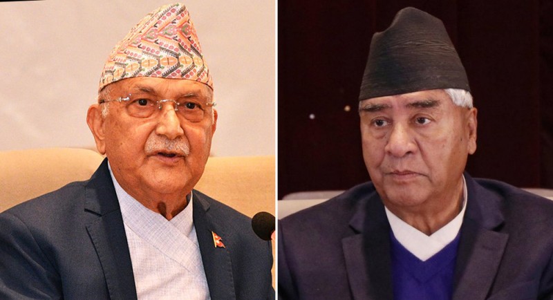 देउवा बैंककमा हुँदैमा ओलीको फोन