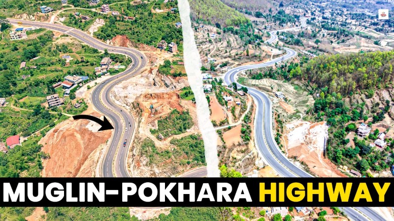 यस्तो बन्यो मुग्लिन‍-पोखरा सडक