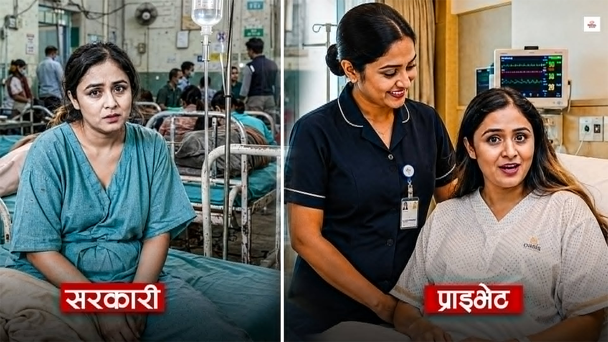 सरकारी कि प्राइभेट अस्पताल ?